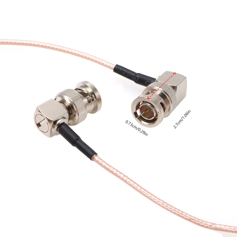 Alvin's Cables SDI Cable 3G HD SDI Cable Right Angle BNC for Sony FS5| FS7| FX6, Atomos Shogun Inferno, Atomos Ninja 50CM|19.7inches - Image 5